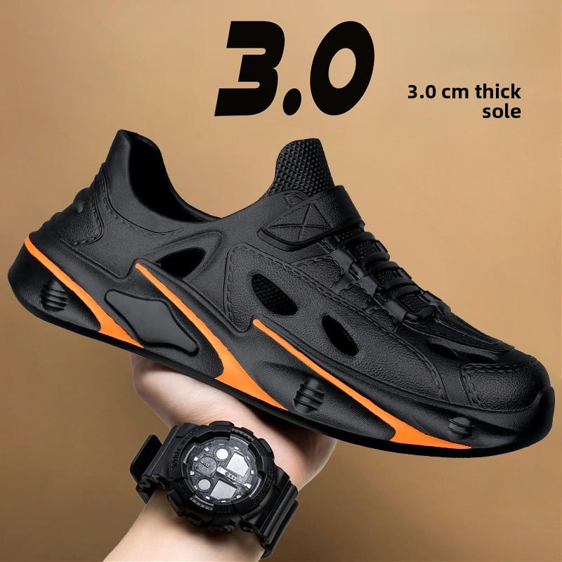 Fishing Boots - รองเท้าบูทยางกันฝนแบบสั้นสำหรับผู้ชาย กันลื่น กันน้ำ เหมาะสำหรับคนส่งของ ตกปลาชายทะเล รองเท้าทำงานเพื่อความปลอดภัยในวันที่ฝนตก