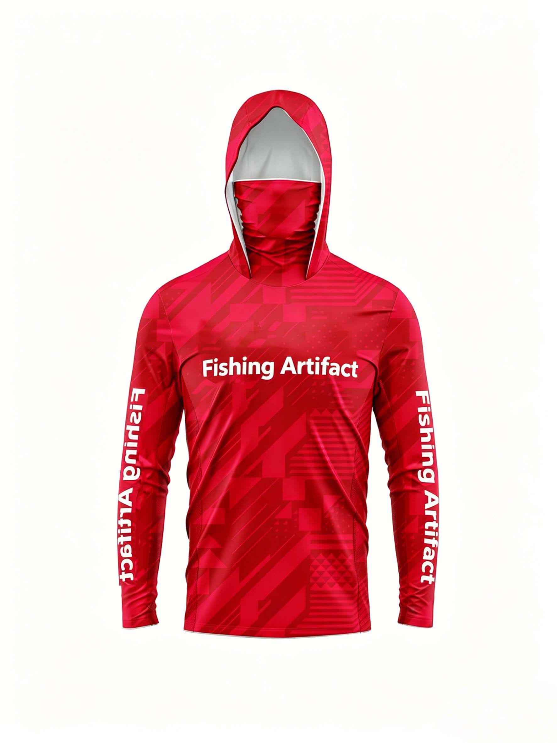 เสื้อฮู้ดสำหรับผู้ชาย เหมาะสำห - Fishing Mask Sun Protection บทวิจารณ์และราคา