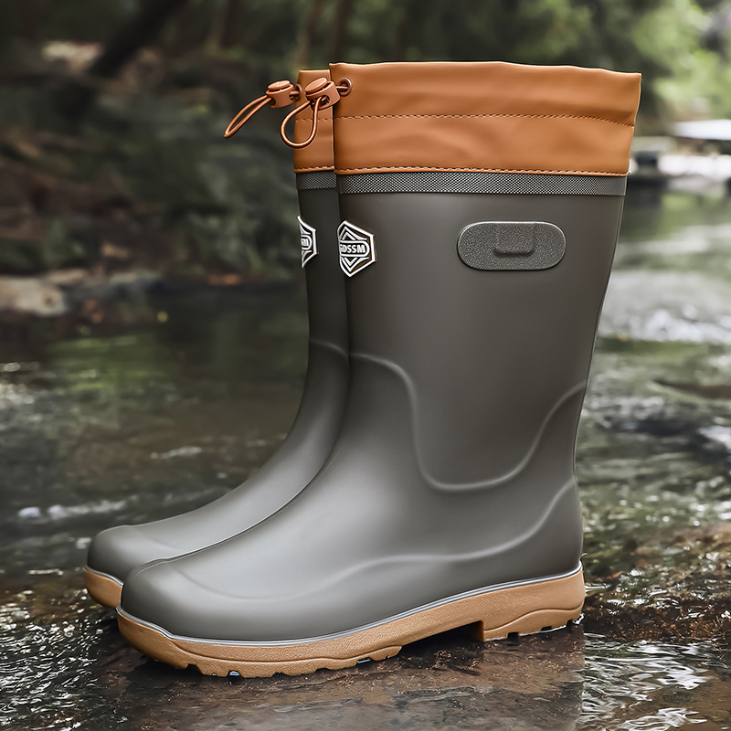 รองเท้าบูทกันฝนทรงสูงสำหรับผู้ - Fishing Boots บทวิจารณ์และราคา