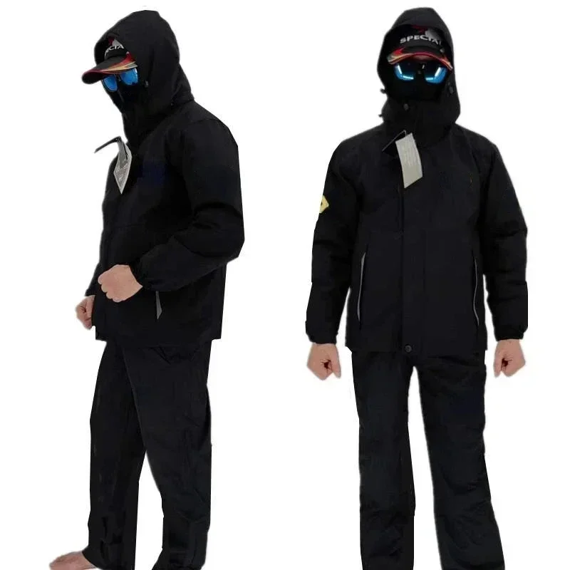 หนาเสื้อผ้าตกปลาชุดฤดูหนาวกันน - Fishing Rain Suit บทวิจารณ์และราคา