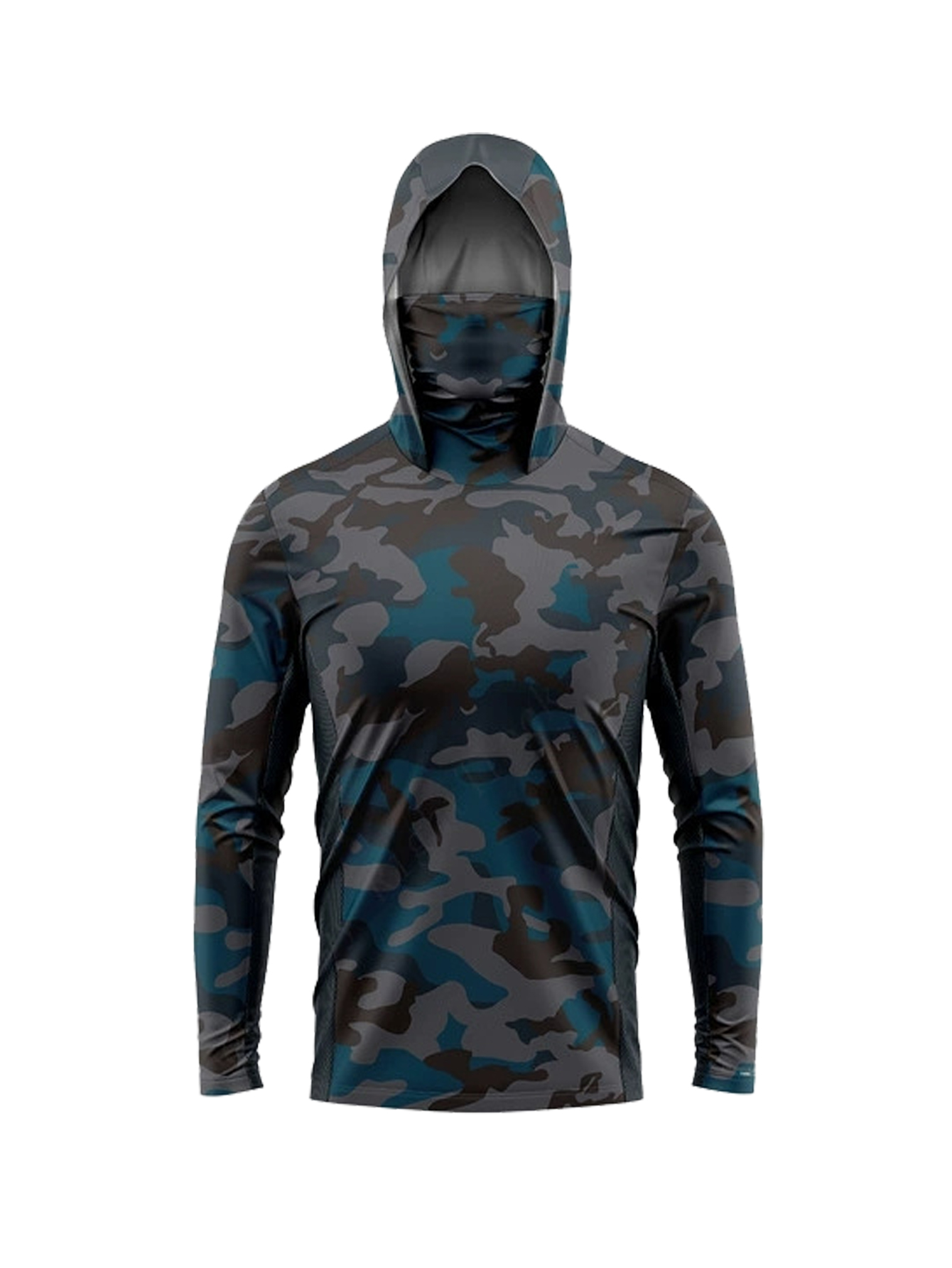 เสื้อฮู้ดตกปลาลายพรางทะเลทรายส - Fishing Shirt Uv Protection บทวิจารณ์และราคา