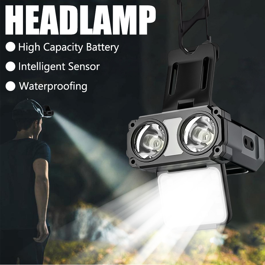ไฟฉายคาดศีรษะแบบหนีบหมวก LED C - Fishing Hat บทวิจารณ์และราคา