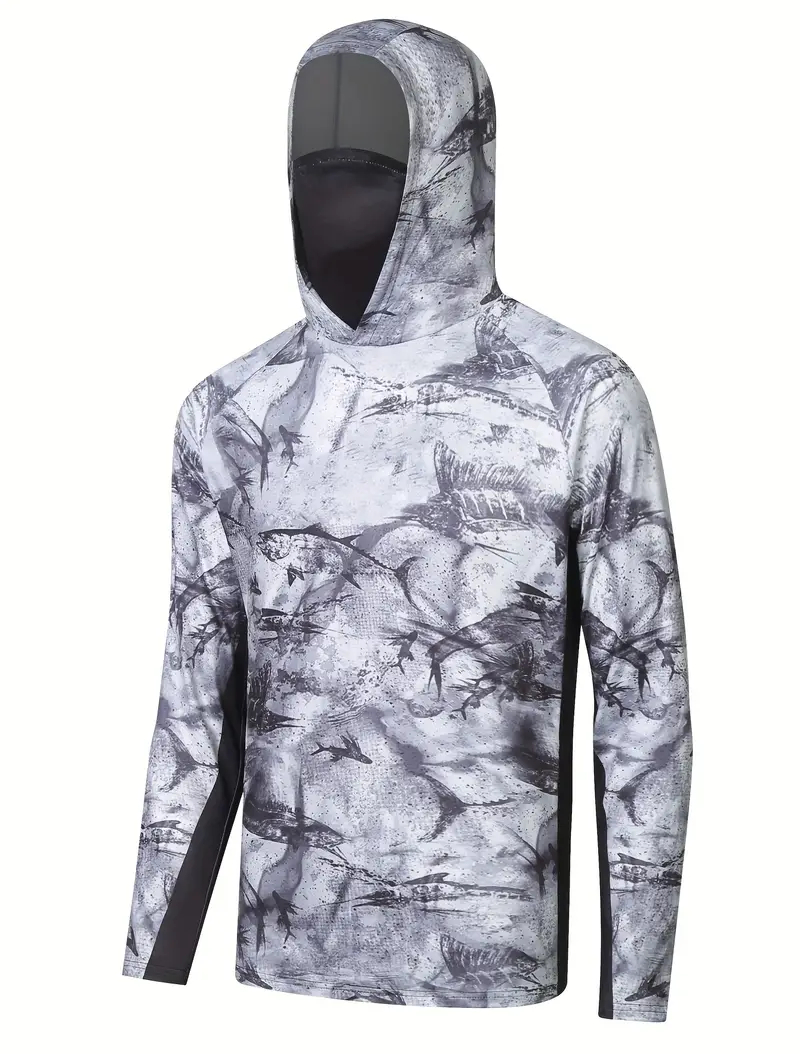 เสื้อฮู้ดดี้แขนยาวสำหรับผู้ชาย - Fishing Shirt Uv Protection บทวิจารณ์และราคา