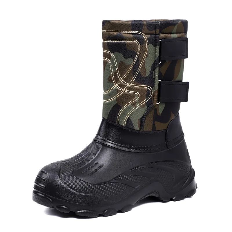 รองเท้าบูทหุ้มข้อสูงลายพรางสำห - Fishing Boots บทวิจารณ์และราคา