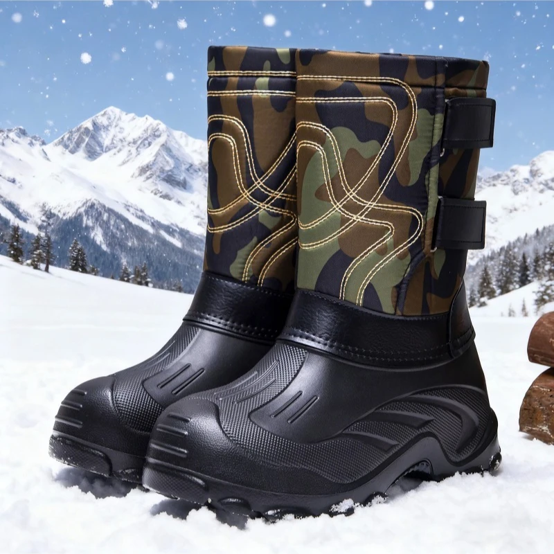 รองเท้าบูทหุ้มข้อสูงลายพรางสำห - Fishing Boots บทวิจารณ์และราคา